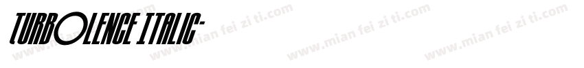 Turb0lence Italic字体转换